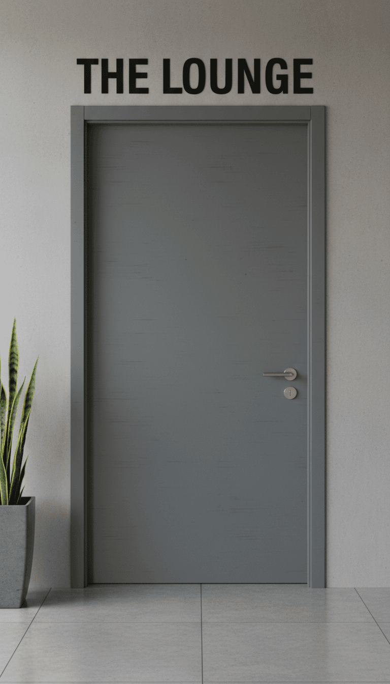 Slate grey door, Marina Ibiza
