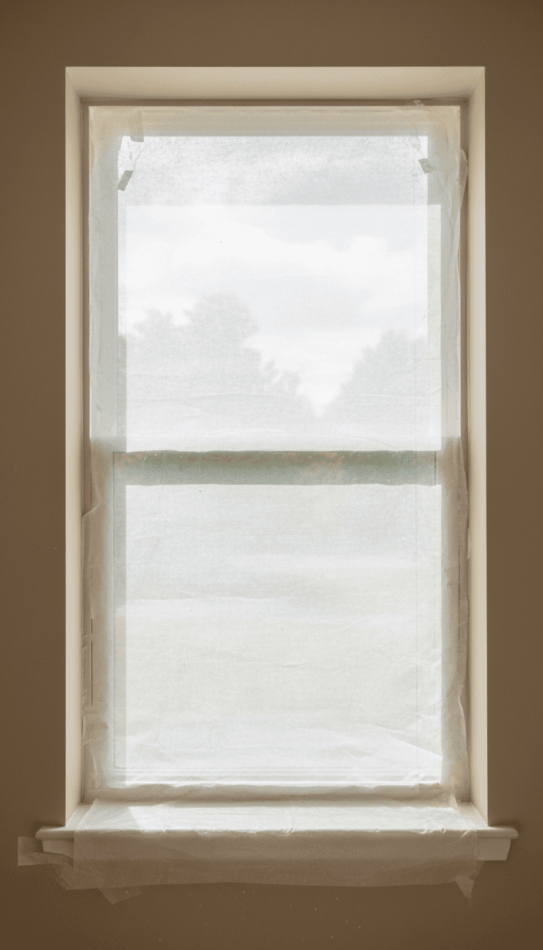 Framed window finish, Dalt Vila